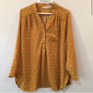 Fun2Fun Raccoon Print Plus Size Blouse